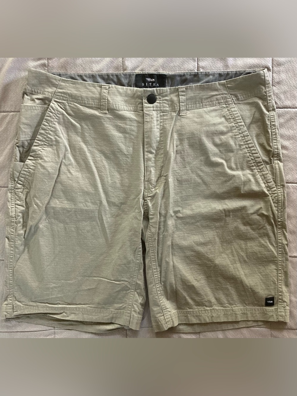 Sitka Tarmac Khaki Shorts Men’s 36 9” Cotton Stretch Ripstop Outdoors 600253
